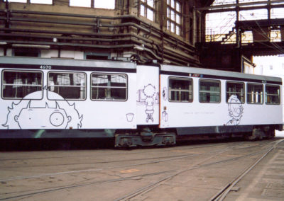 tram decoration milan